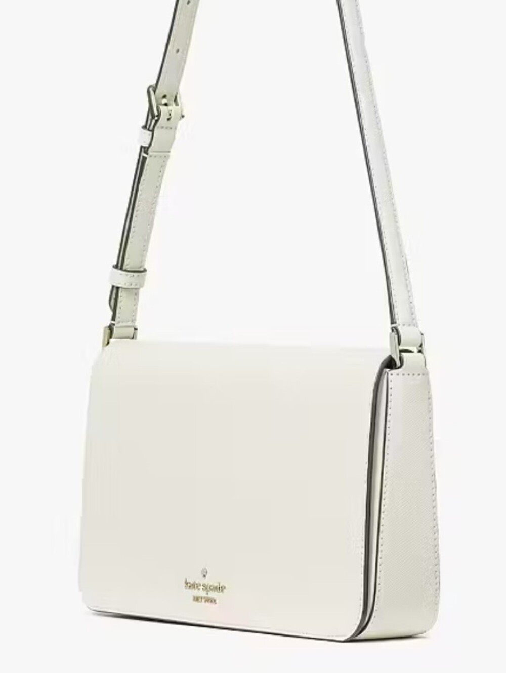 Kate Spade New York White Saffiano Leather Shoulder Bag NWT - Picture 4 of 7